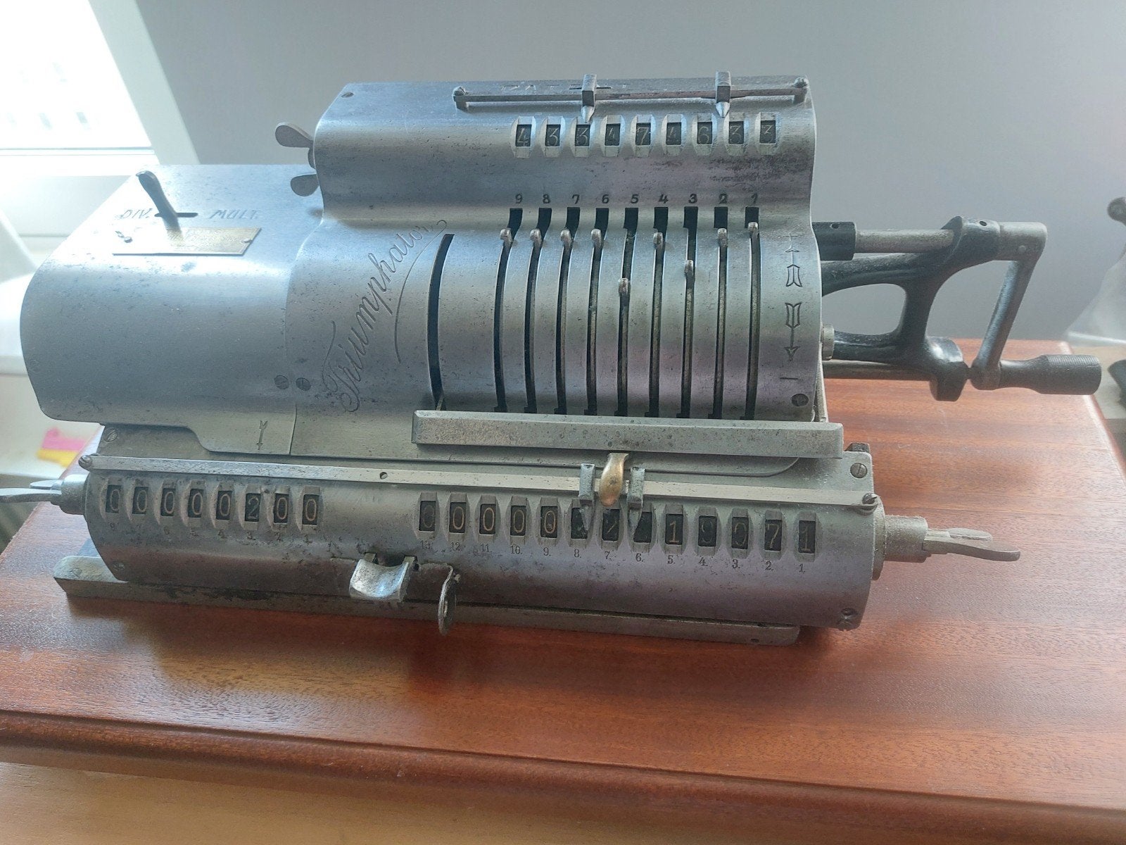 Machine à calculer 1925, Enlèvement