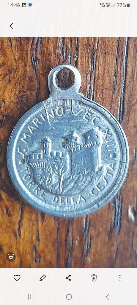 SOUVENIER HANGERTJE SAN MARINO, Ophalen of Verzenden