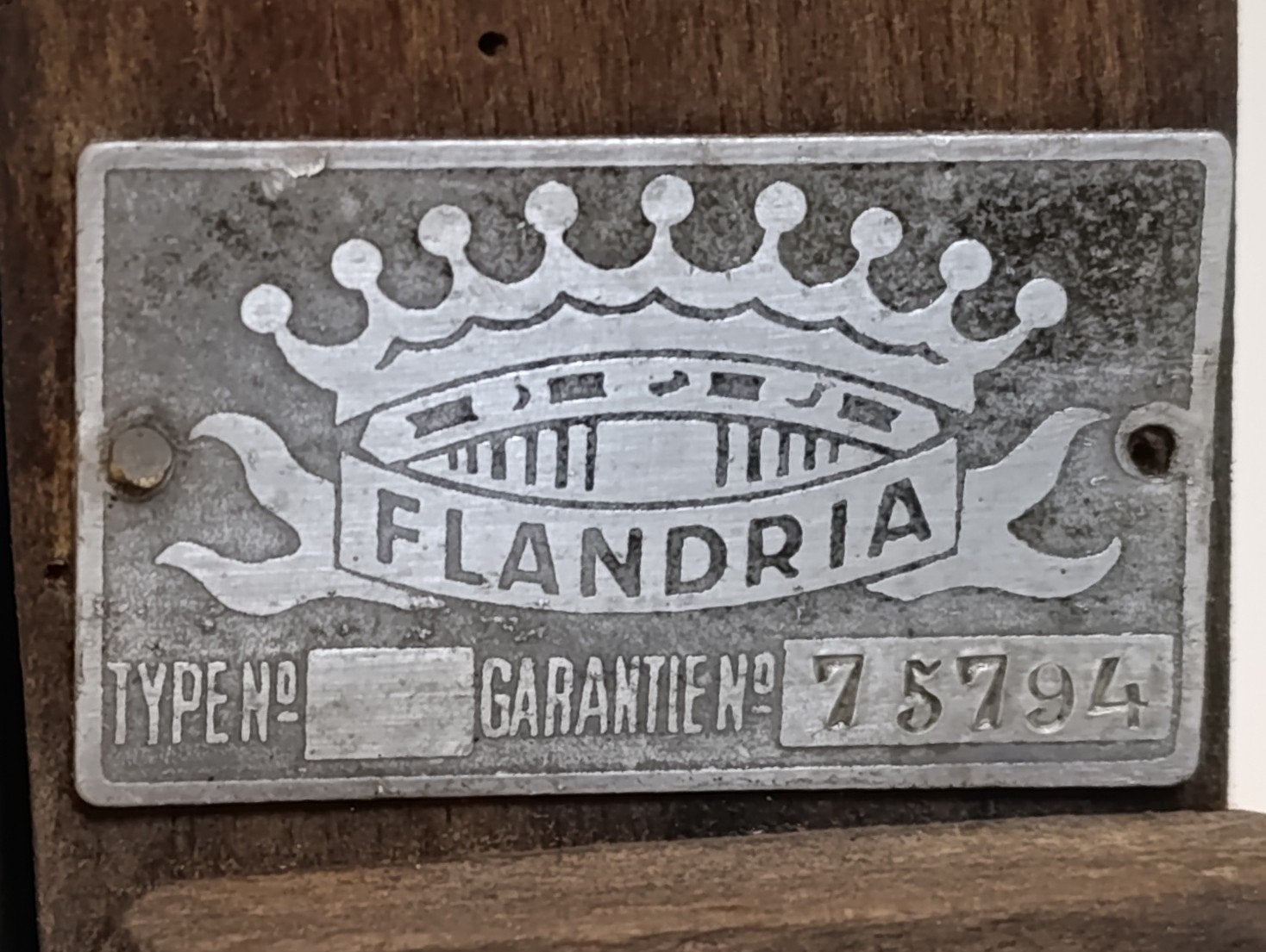 Antieke houten handwringer "Flandria", Ophalen of Verzenden