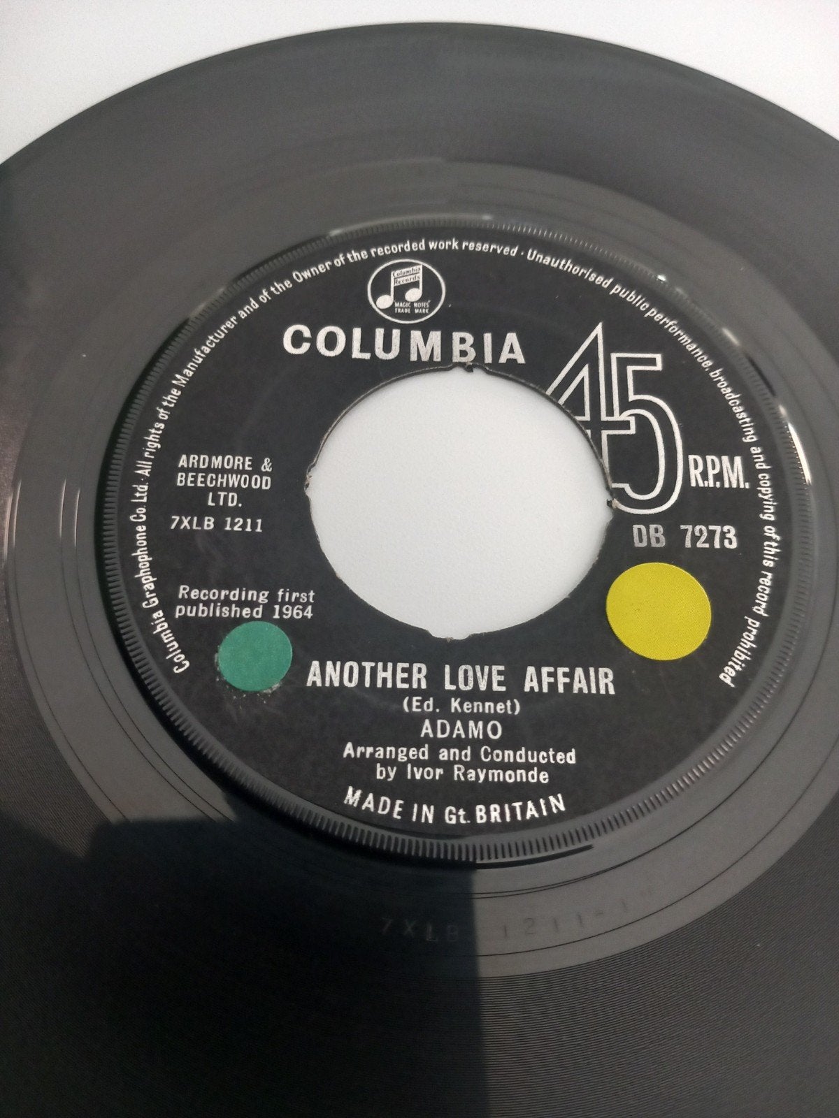 ADAMO. 60S OLDIES  UK 45T
