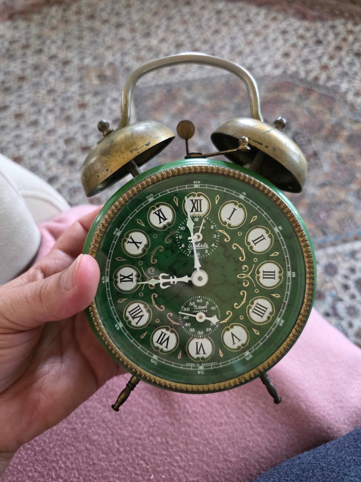 vintage wekker, Ophalen of Verzenden