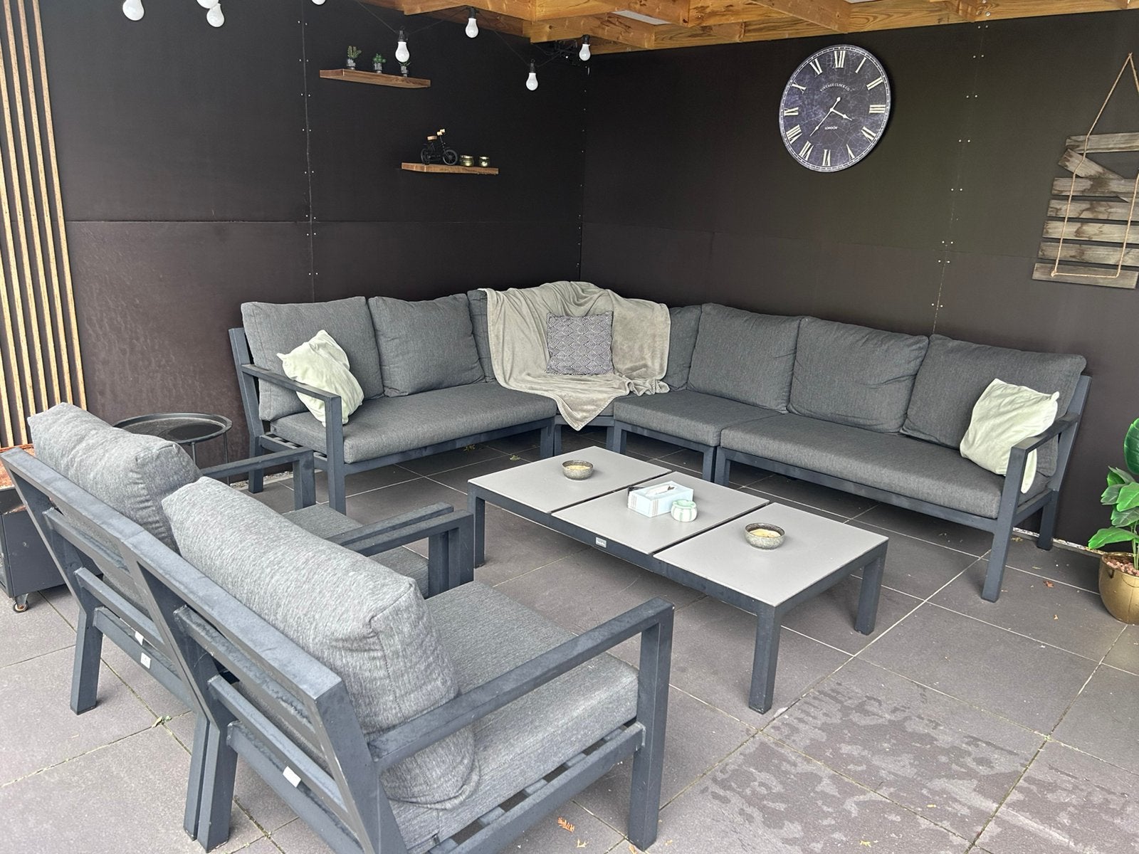 Lounge, Jardin & Terrasse, Aluminium, 8 places, Enlèvement, Utilisé