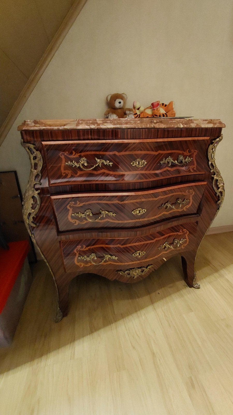 antieke kast, Ophalen