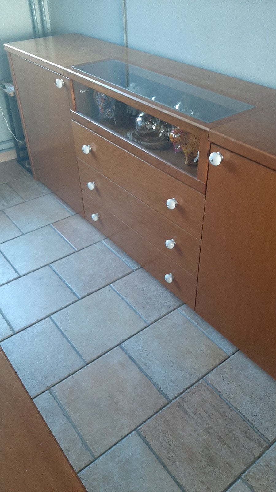 eetkamers te koop, Ophalen, Gebruikt, 200 cm of meer, Met lade(s)
