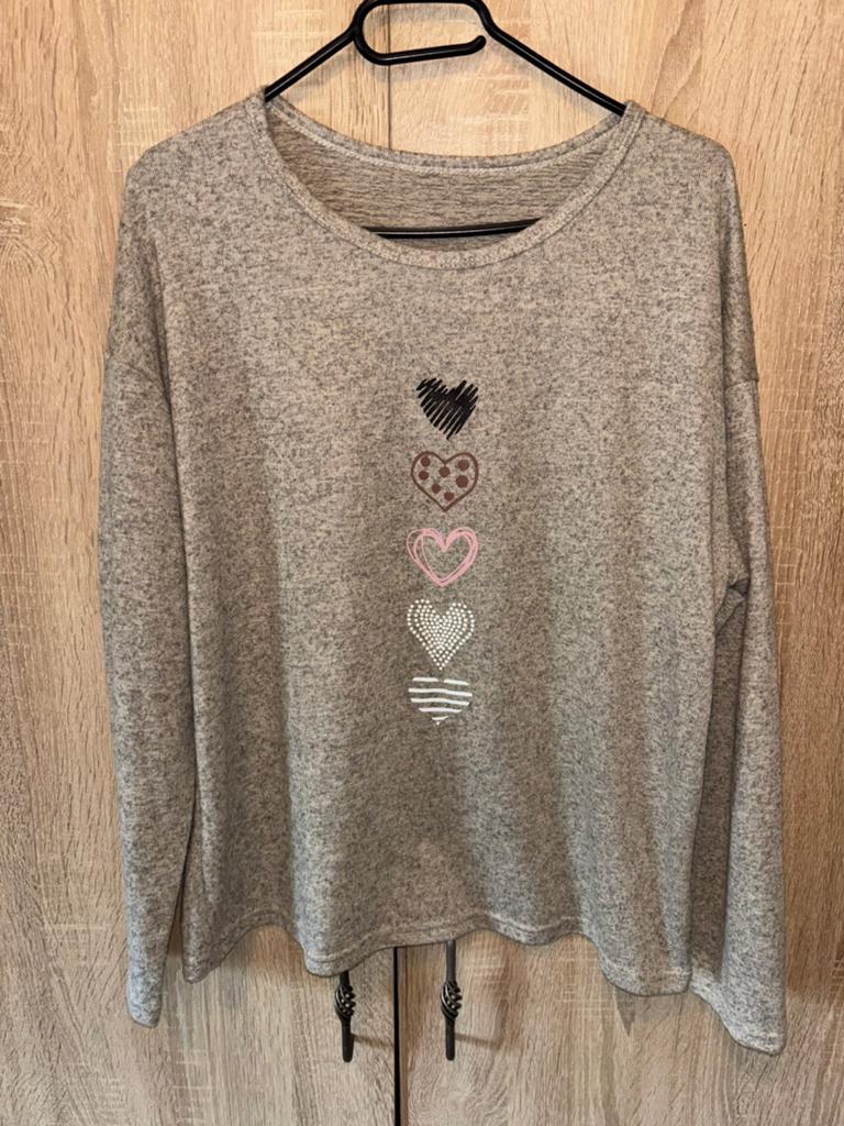 Pulletje shein, Kleding | Dames, Grote Maten, Ophalen of Verzenden, Zo goed als nieuw, Grijs, Trui of Vest