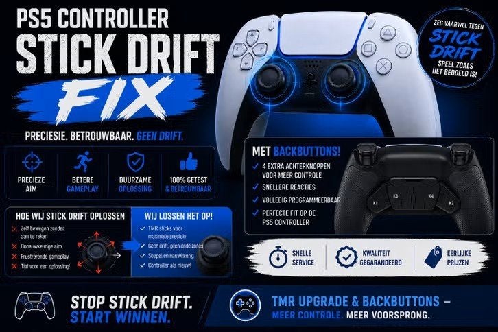 ps5 controller upgrade, Ophalen, Nieuw, Playstation 5