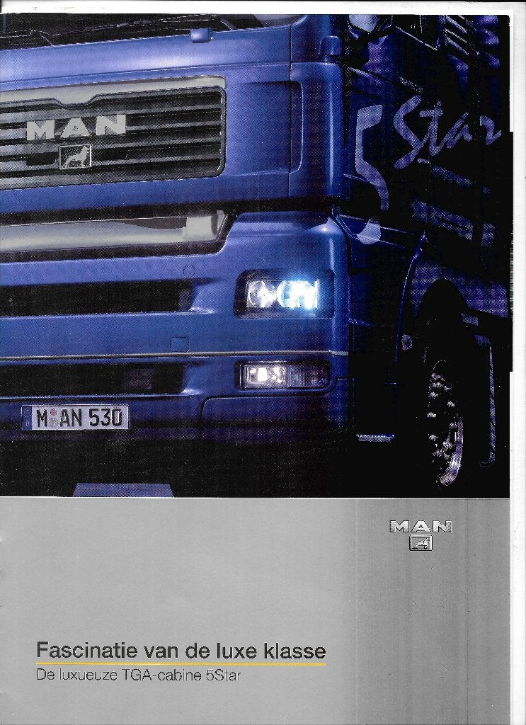MAN TGA,  2003, Boeken, Auto's | Folders en Tijdschriften, Ophalen of Verzenden, Zo goed als nieuw, Overige merken