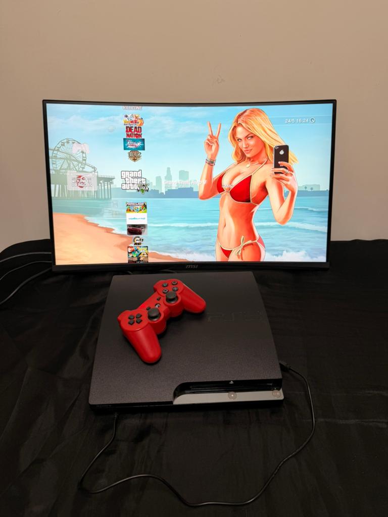 PS3 Slim 60+ Games Klaar om Direct te Spelen, Ophalen, Zo goed als nieuw, 320 GB, Slim