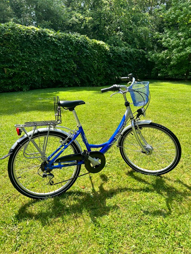 Minerva Lady City 24 inch kinderfiets, Autres marques, Frein sur jante, Panier, Enlèvement