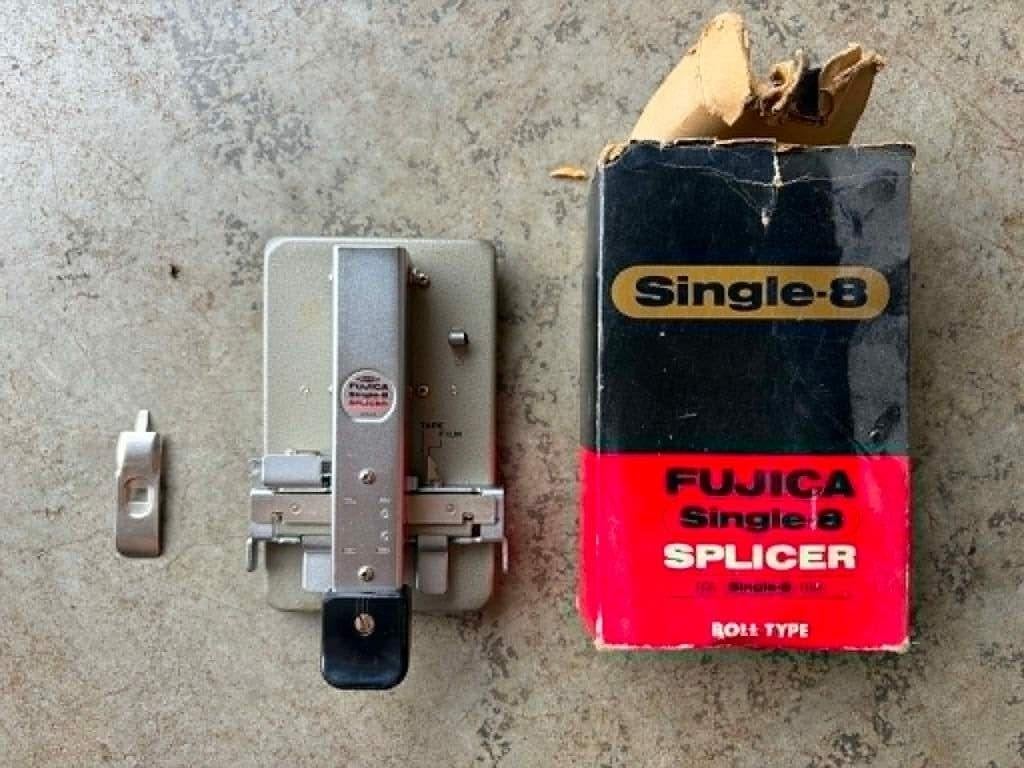 Colleuse de film vintage Fujica Single-8 Splicer avec boîte, Enlèvement ou Envoi