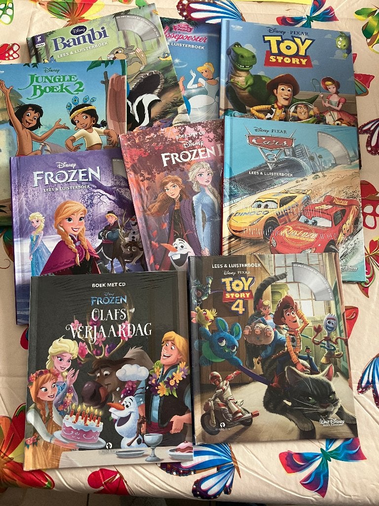 9 Nieuwe Disney Boekjes met cd, Boeken, Ophalen of Verzenden, Cd