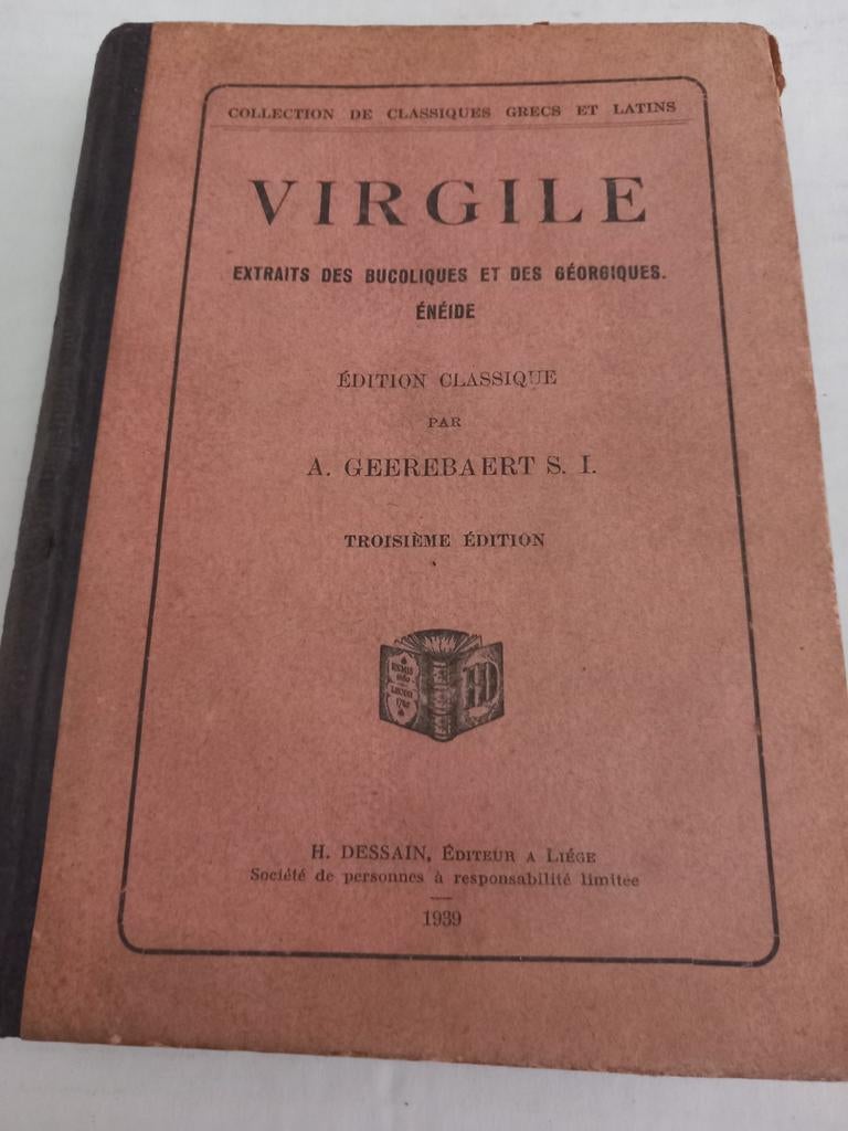 Virgile. Édition classique par Geerebaert S.I.  1939, Ophalen of Verzenden
