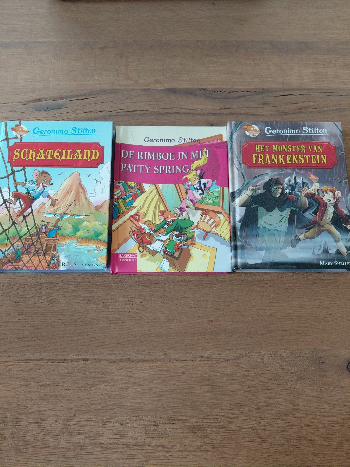 3 Geronimo Stilton boeken, Ophalen of Verzenden, Geronimo Stilton