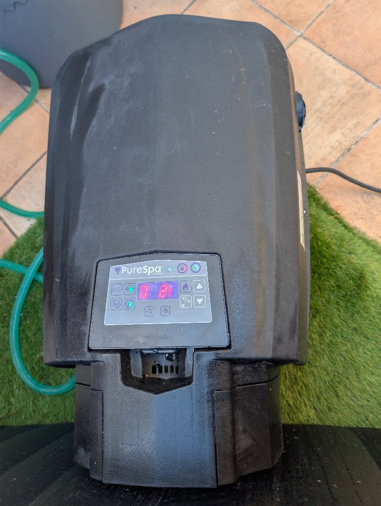 Jacuzzi Intex PureSpa Jet & Bubble Deluxe Carbone 6 places, Tuin en Terras, Ophalen, Zo goed als nieuw, Grondzeil, Opblaasbaar