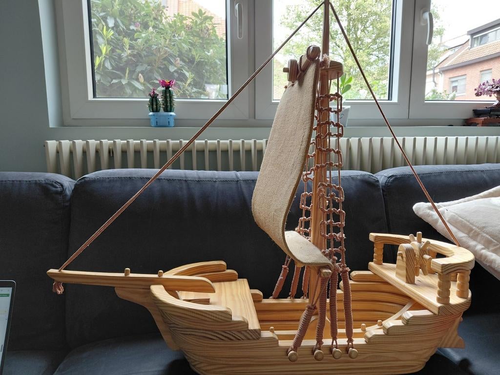 Houten boot, Ophalen, Zo goed als nieuw, Zeilboot, Overige typen