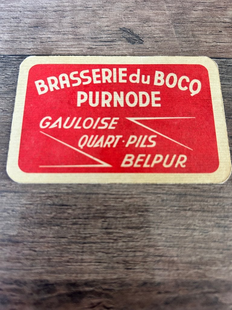 1 speelkaart brouwerij du bocq purnode, Collections, Enlèvement ou Envoi, Comme neuf, Carte(s) à jouer