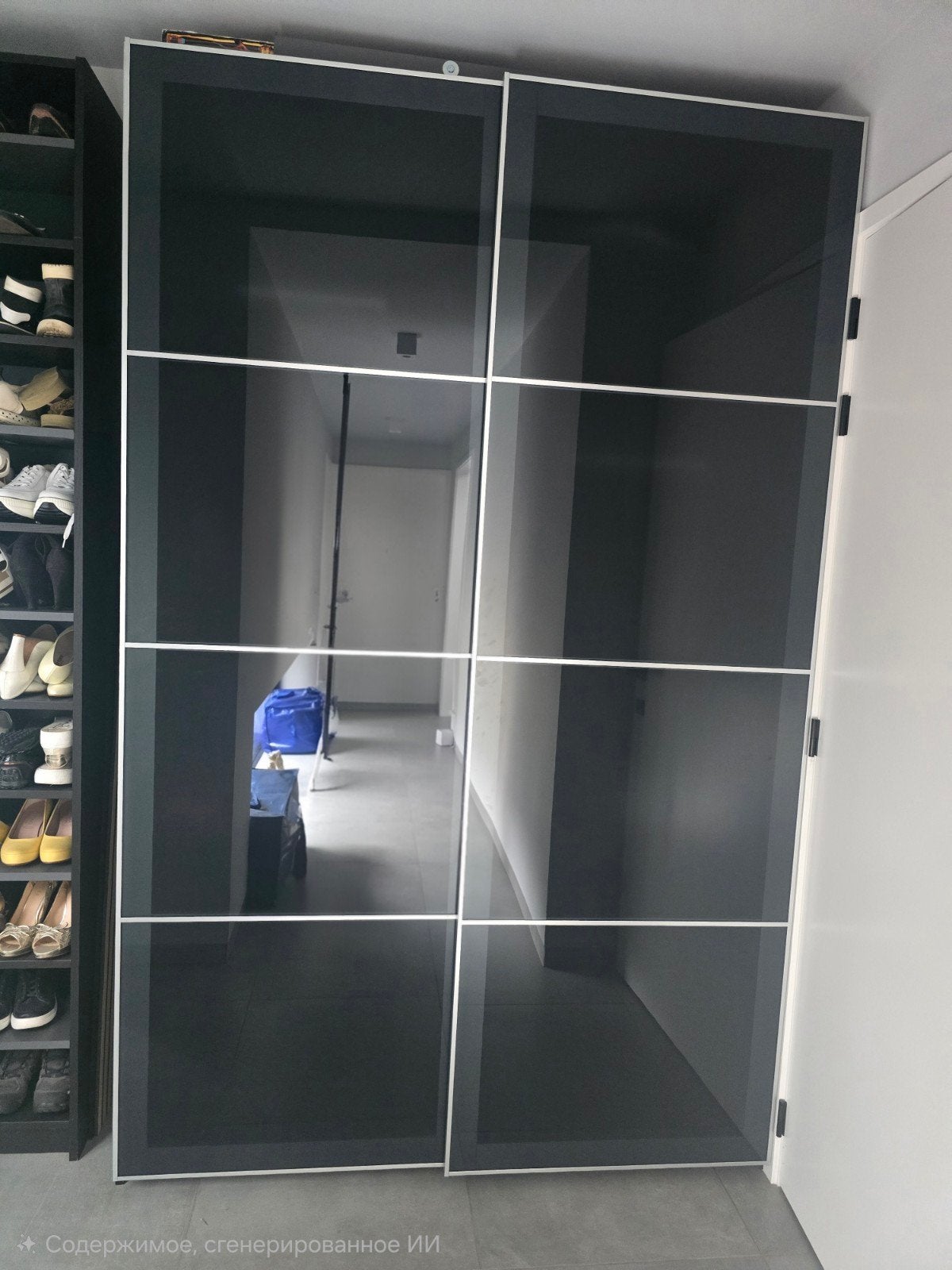 Grande armoire IKEA 150 cm – portes coulissantes – 230 cm de, Maison & Meubles, Enlèvement
