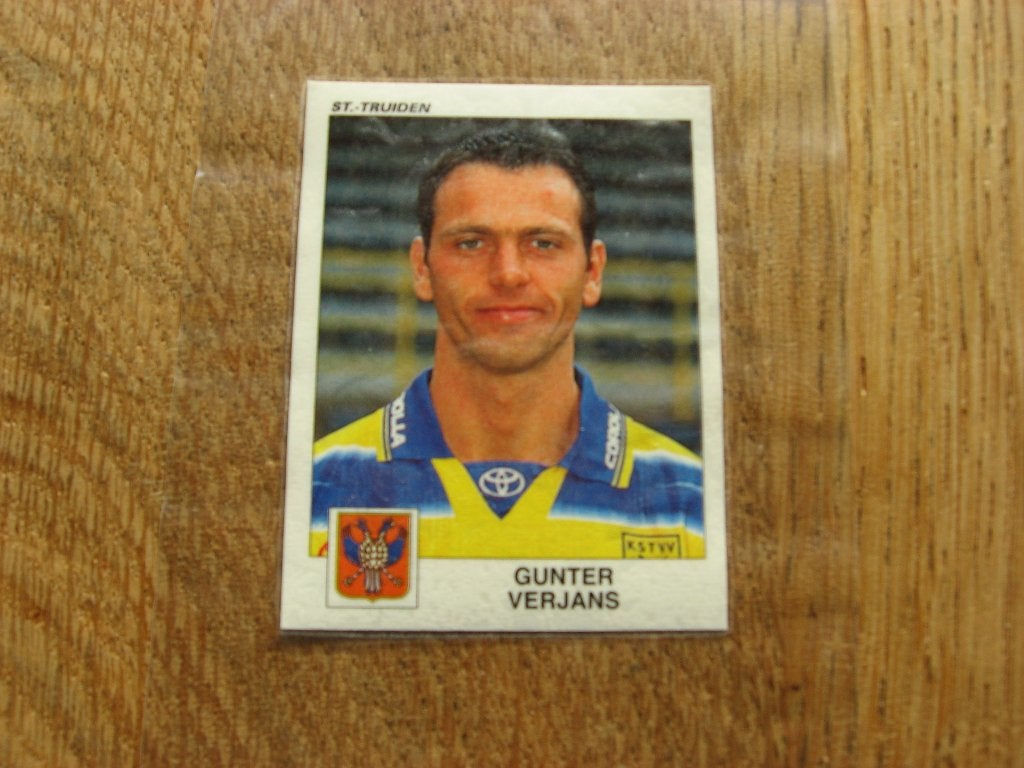 Football 2001 Panini Sticker St-Truiden Gunter Verjans, Ophalen of Verzenden, Nieuw, Sticker