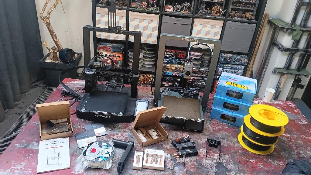 Creality Ender 3 KE + flagship printer + toebehoren + PLA, Enlèvement, Utilisé