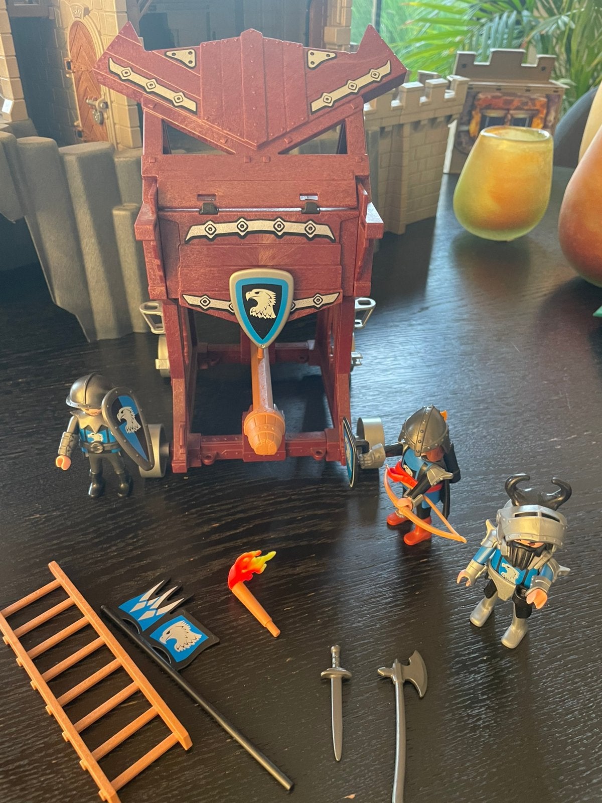 Playmobil aanvalstoren 6628, Ophalen, Complete set, Zo goed als nieuw, Knights