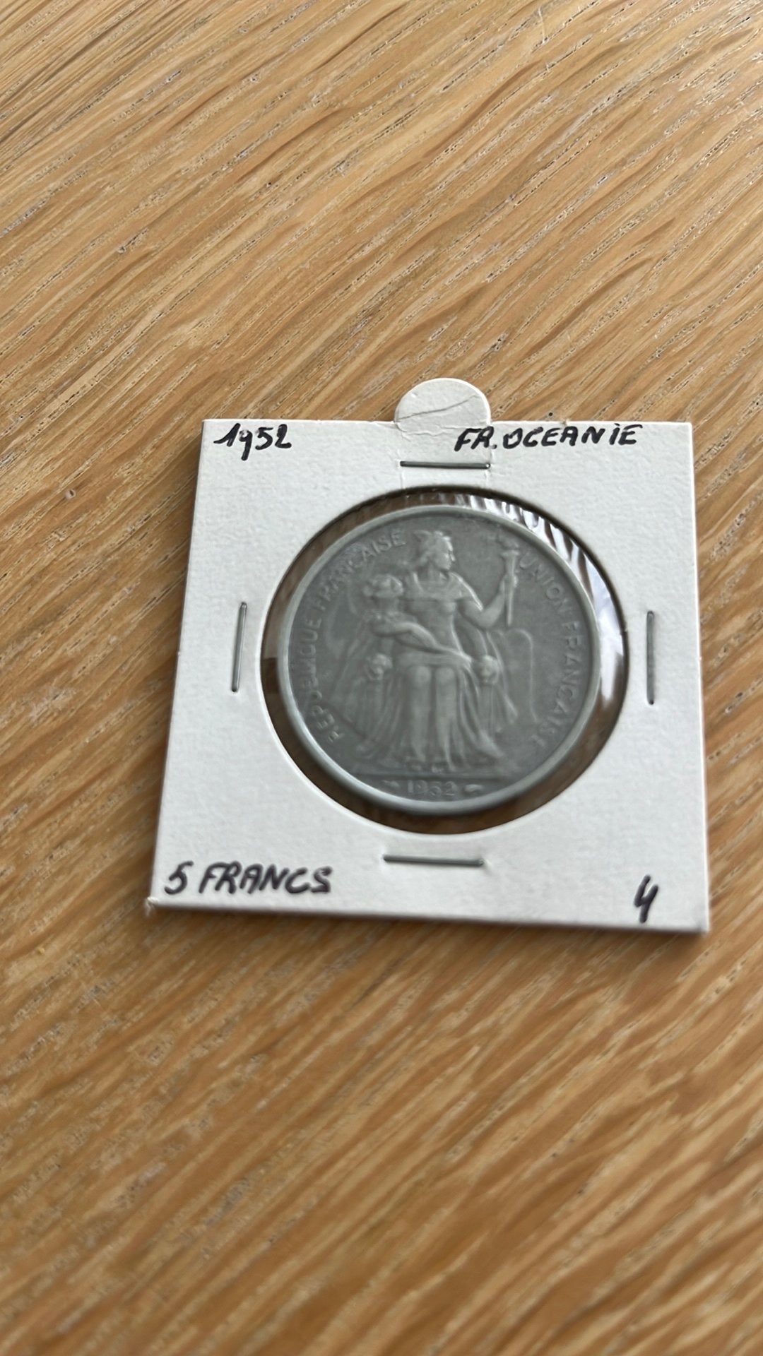 Muntstuk Frans Oceanië 1952, Timbres & Monnaies, Enlèvement ou Envoi