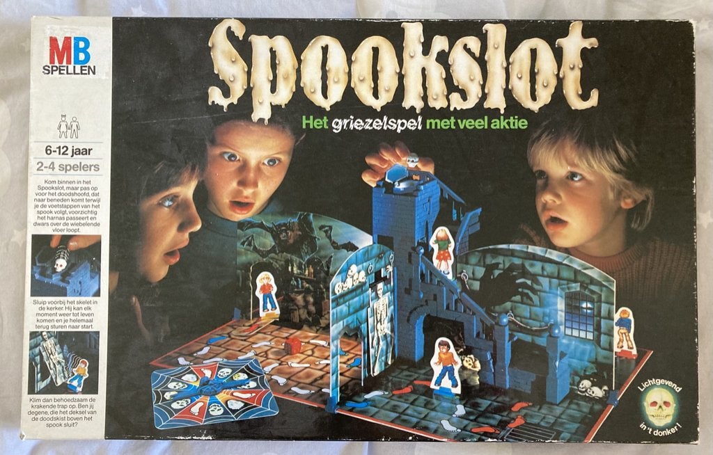 Jeu vintage : MANOIR HANTÉ de MB, 1 ou 2 joueurs, Enlèvement ou Envoi, Utilisé, MB