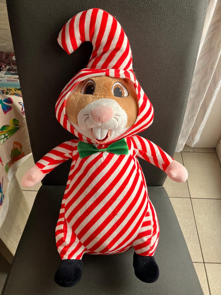 XL Albert Heijn ( AH ) hamster - zuurstok ( kerst ) 60 cm, Ophalen of Verzenden, Zo goed als nieuw, Hamster, Albert Heijn