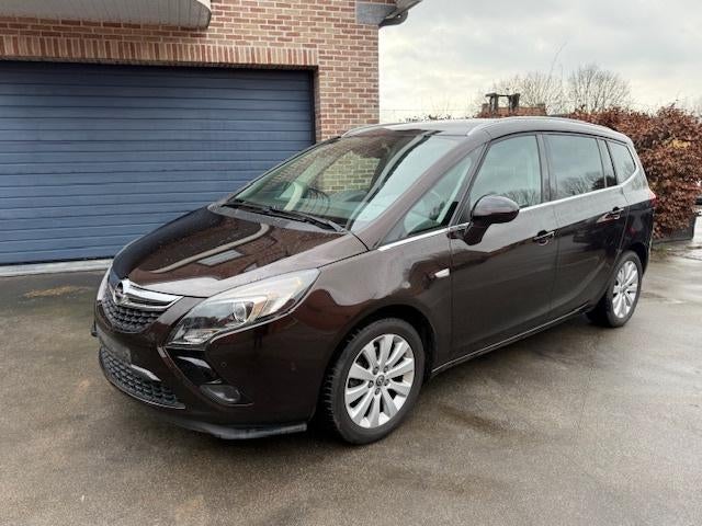 Opel Zafira 1.4 Benzine | 5 zitplaatsen | Trekhaak | Camera, Autos, Opel, Cuir, Achat, Euro 6, Entreprise