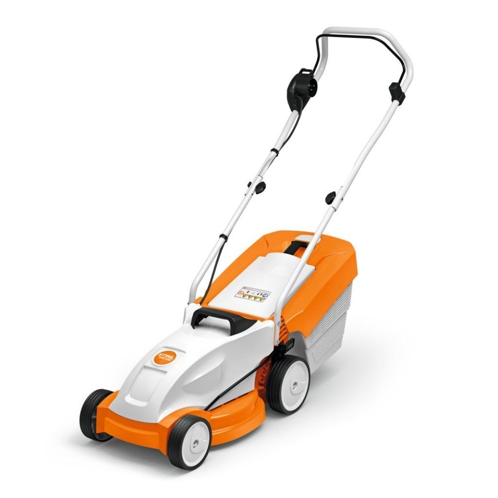 STIHL RME235 elektrische grasmaaier – als nieuw., Tuin en Terras, Grasmaaiers, Ophalen, Cirkelmaaier, Viking / Stihl, Elektrische grasmaaier