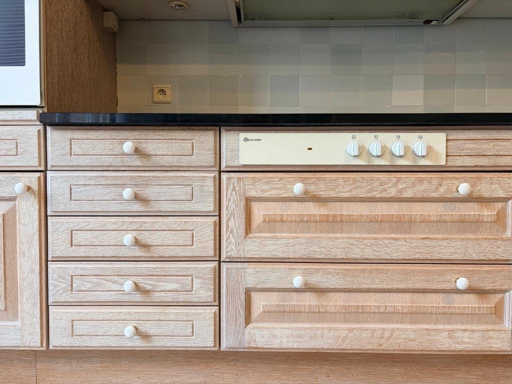 Complete keuken met granieten werkblad, Ophalen, Gebruikt, Graniet of Steen, Hoekkeuken