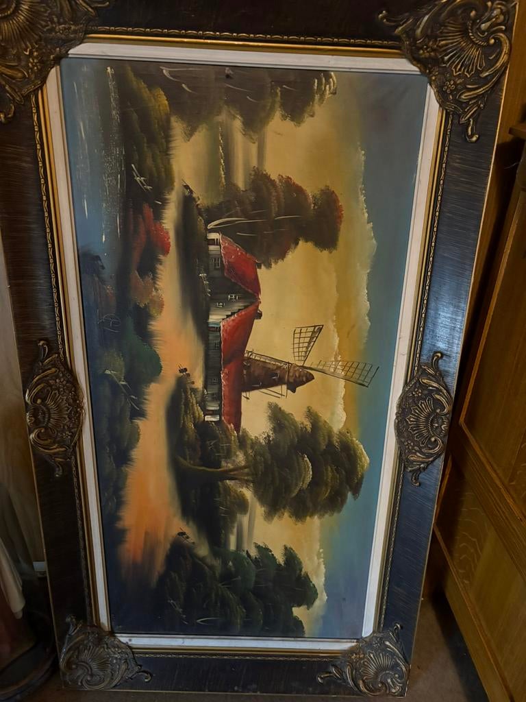 Vintage schilderij, Antiek en Kunst, Kunst | Schilderijen | Klassiek, Ophalen