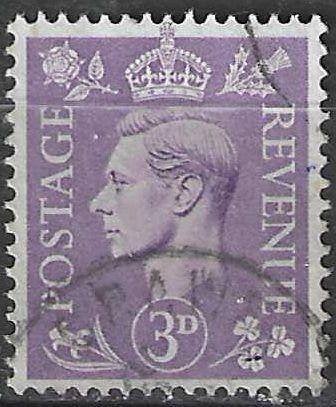 Grande-Bretagne 1937/1947 - Yvert 214A - George VI (ST), Envoi, Affranchi