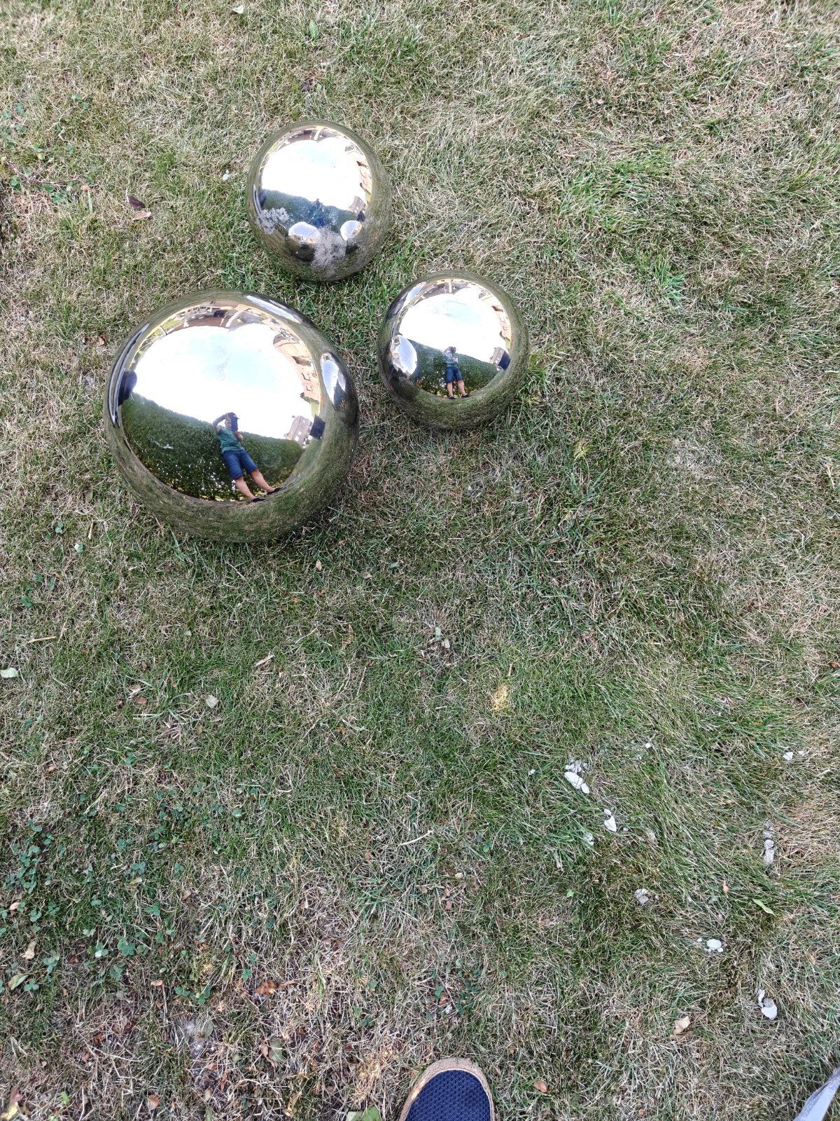 Decorative bollen voor op vijver, Fietsen en Brommers, Ophalen, Gebruikt