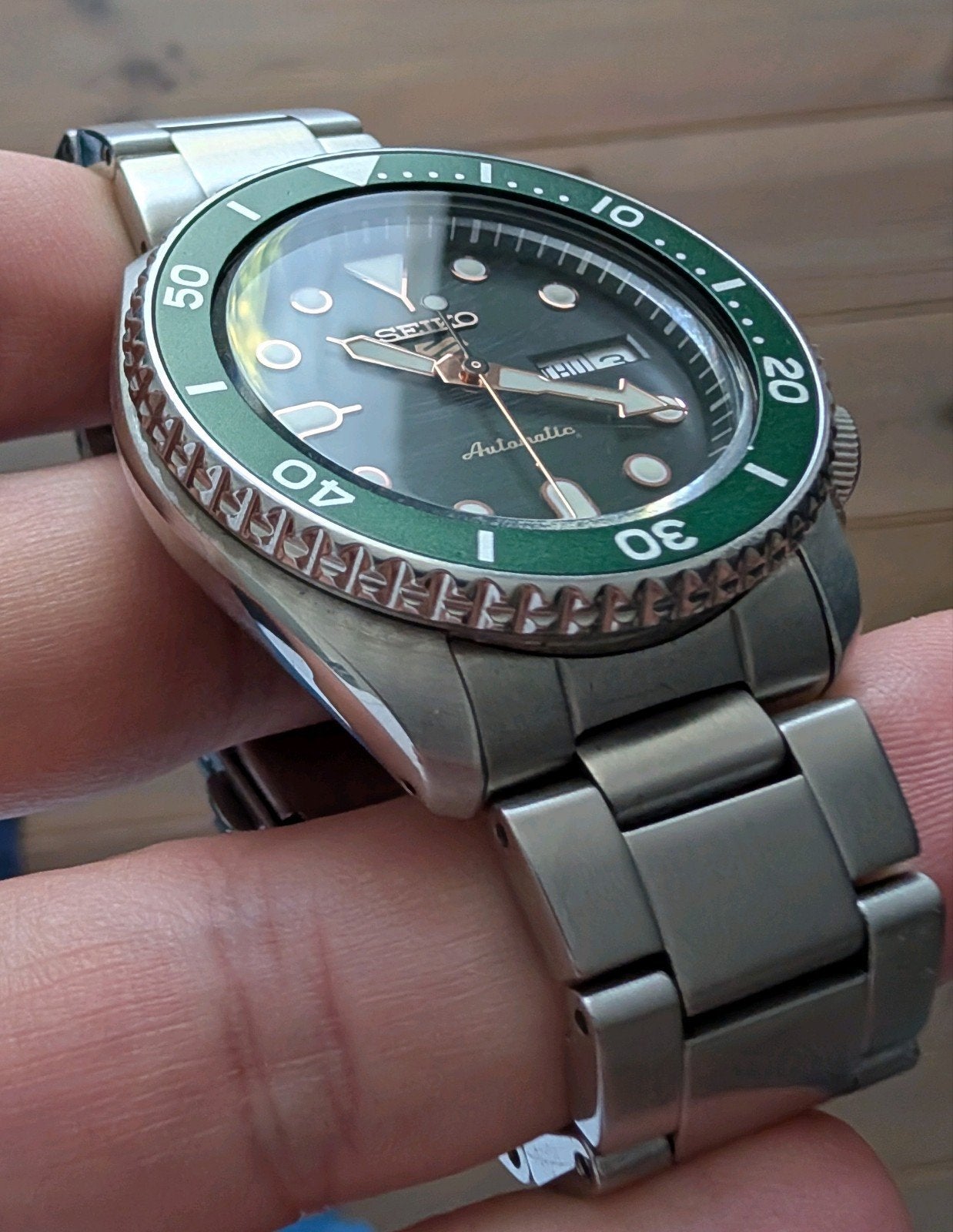 Seiko Sport 4R36-07G0, Montre-bracelet, Seiko, Enlèvement ou Envoi, Acier