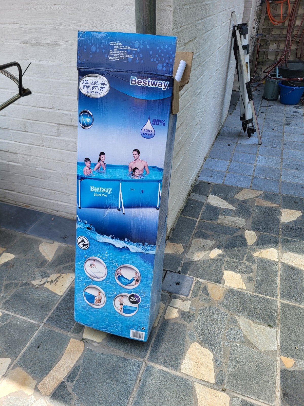 Zwembad Bestway 3 m X 2 m X 66 cm met pomp, Tuin en Terras, Zwembaden, Ophalen