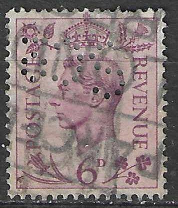 Grande-Bretagne 1937-1947 - Yvert 217perf - Georges VI (ST), Envoi, Affranchi