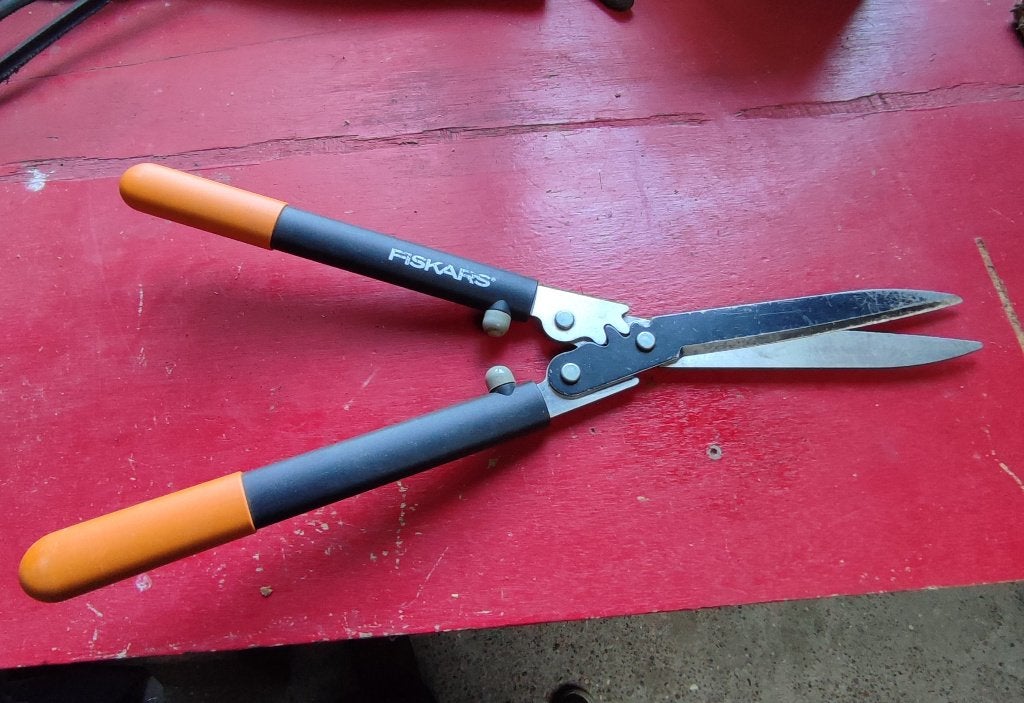 Originele FISKARS haagschaar / snoeischaar, Ophalen of Verzenden, Gebruikt