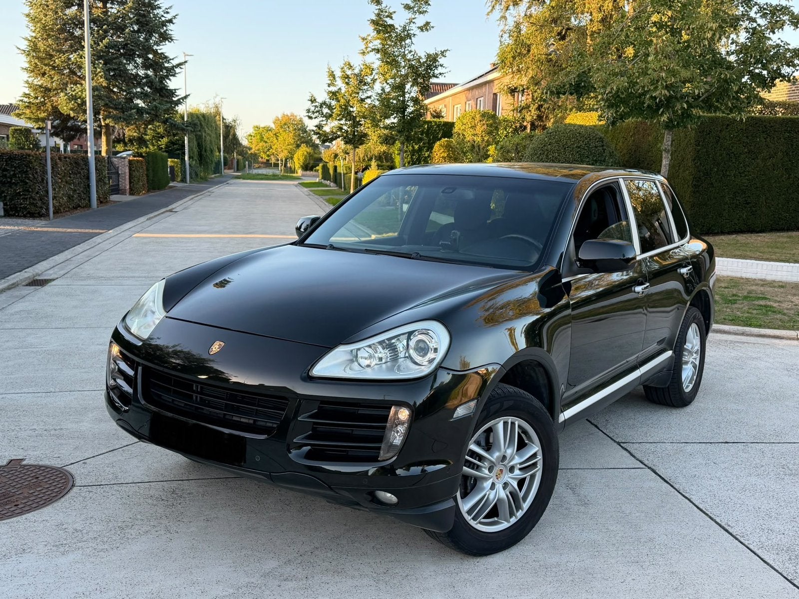 PORSCHE CAYENNE 3.6 BENZINE 1STE EIG GEKEURD, Autos, Cuir, Cayenne, Entretenue par le concessionnaire, Noir