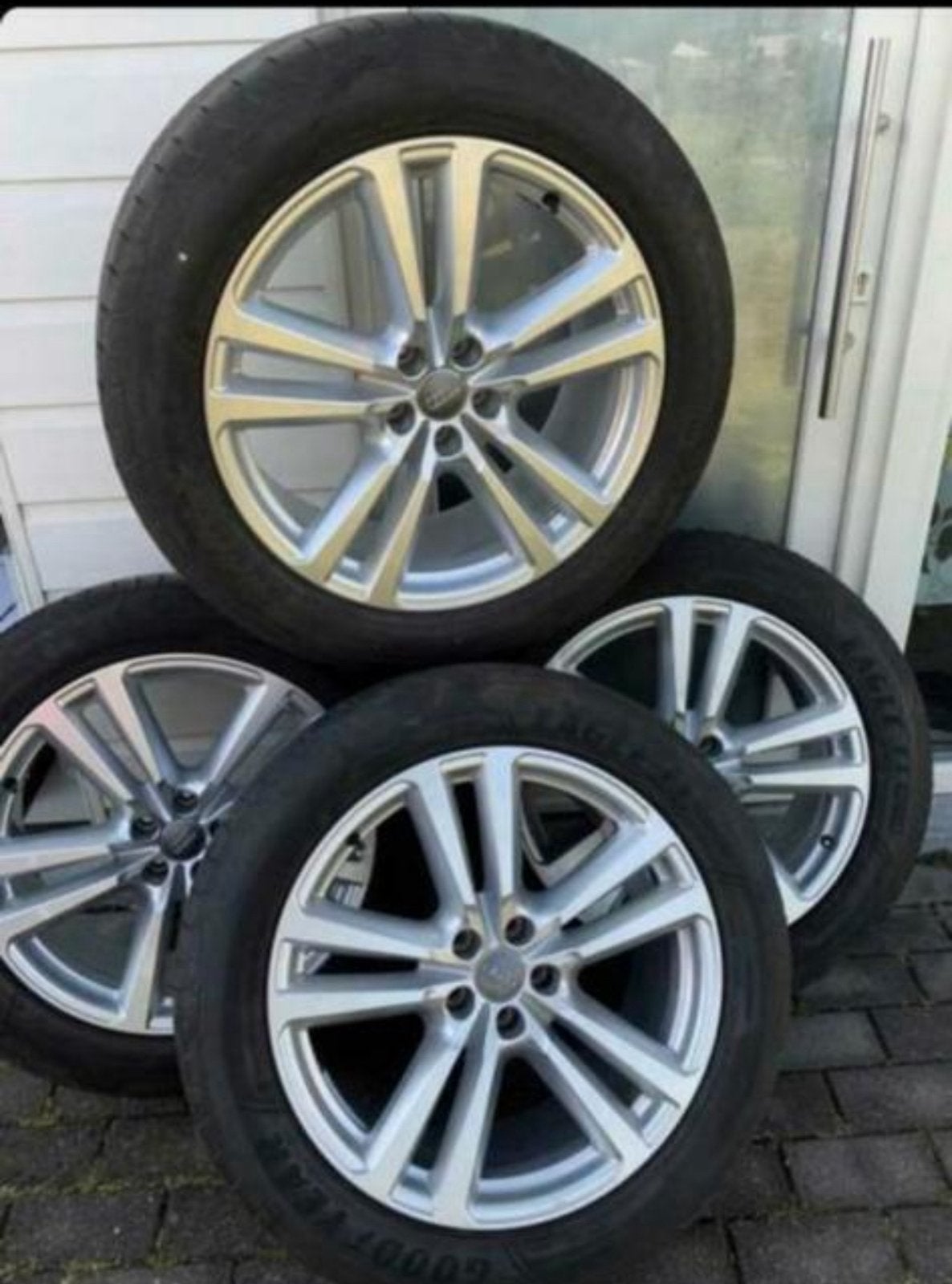 285/45 R20 Goodyear banden – origineel Audi Q7, Gebruikt, 285 mm, Banden en Velgen, Ophalen of Verzenden