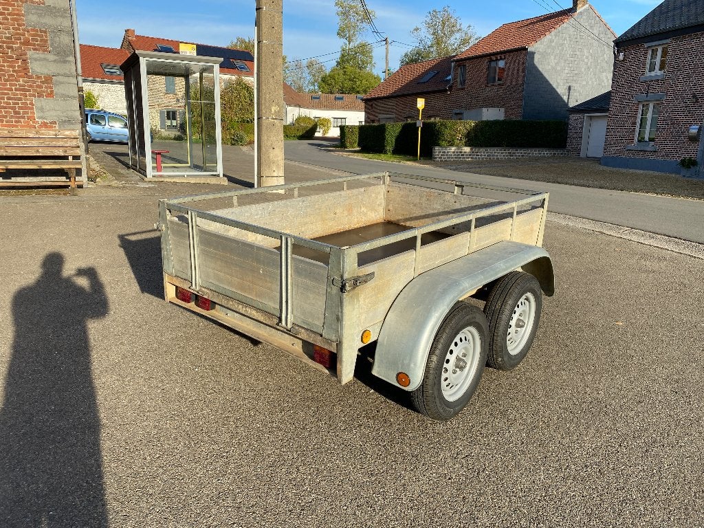 Remorque alu double essieux, Enlèvement, Utilisé