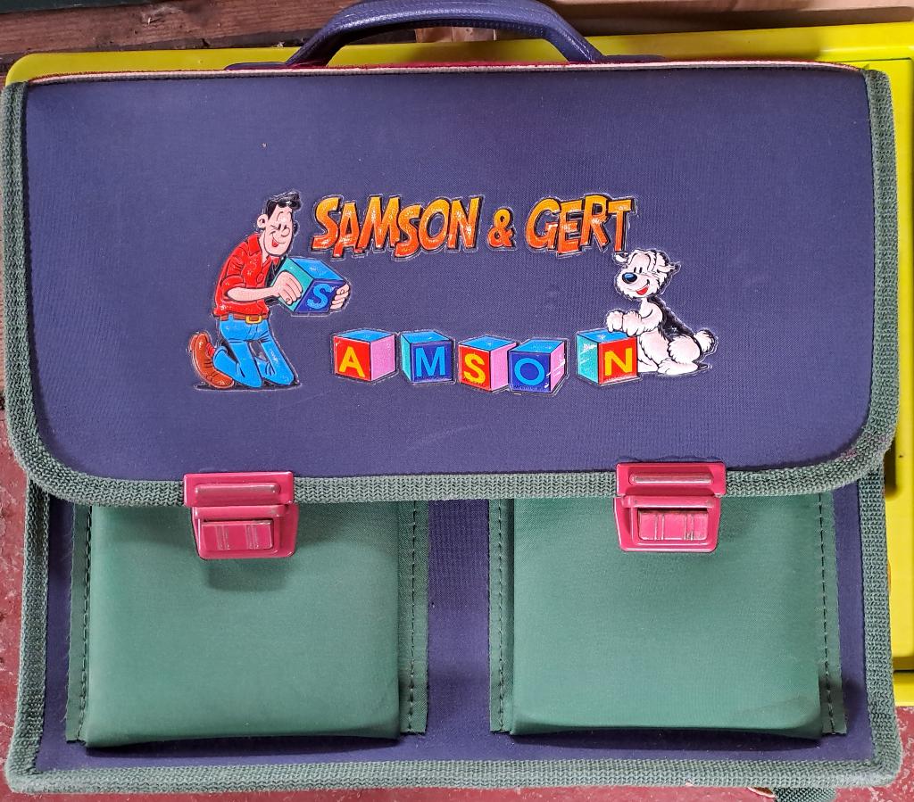 Samson boekentas, Ophalen, Gebruikt
