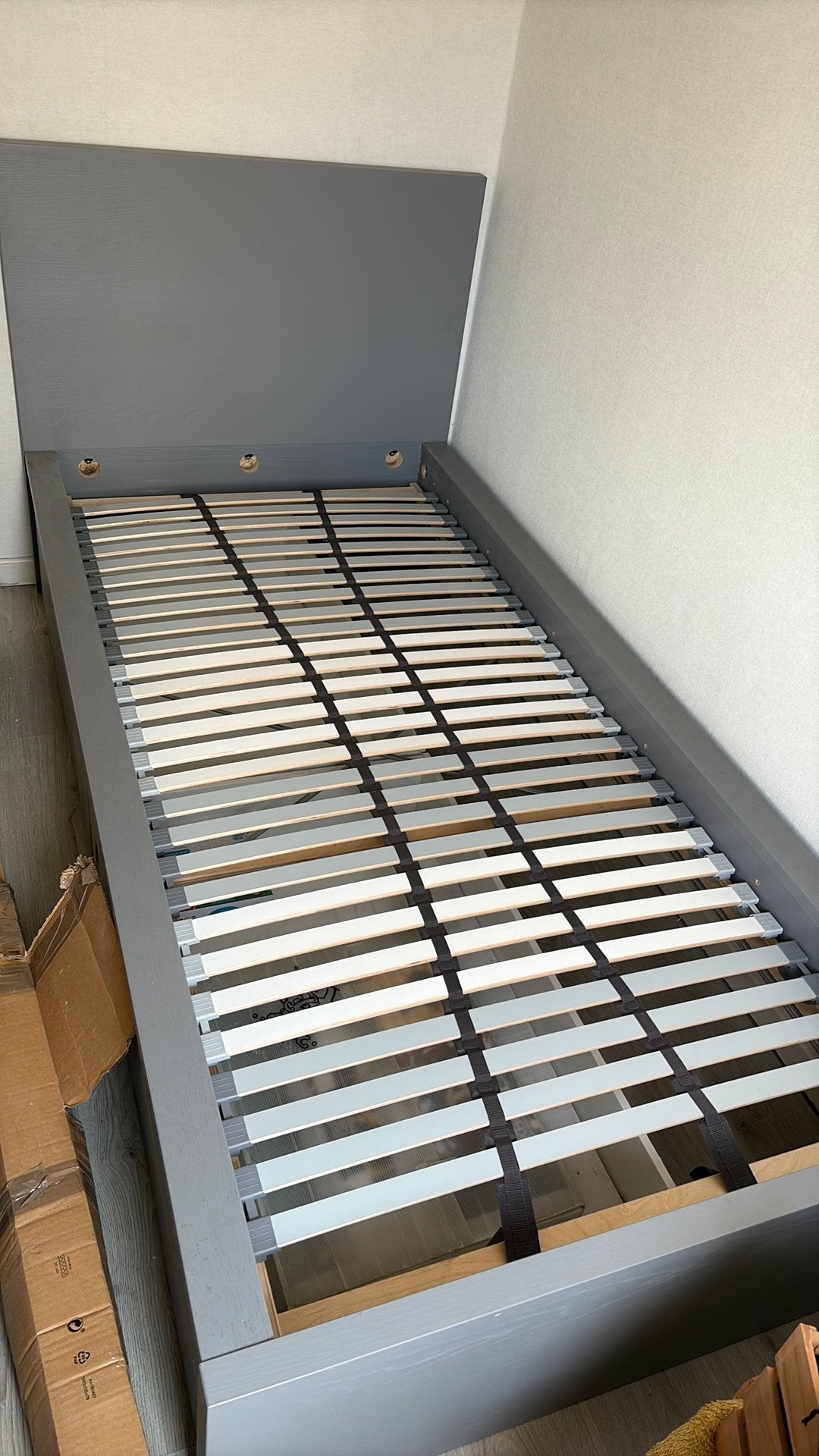 Een persoons bed ikea, Ophalen, Gebruikt, 80 cm, 200 cm