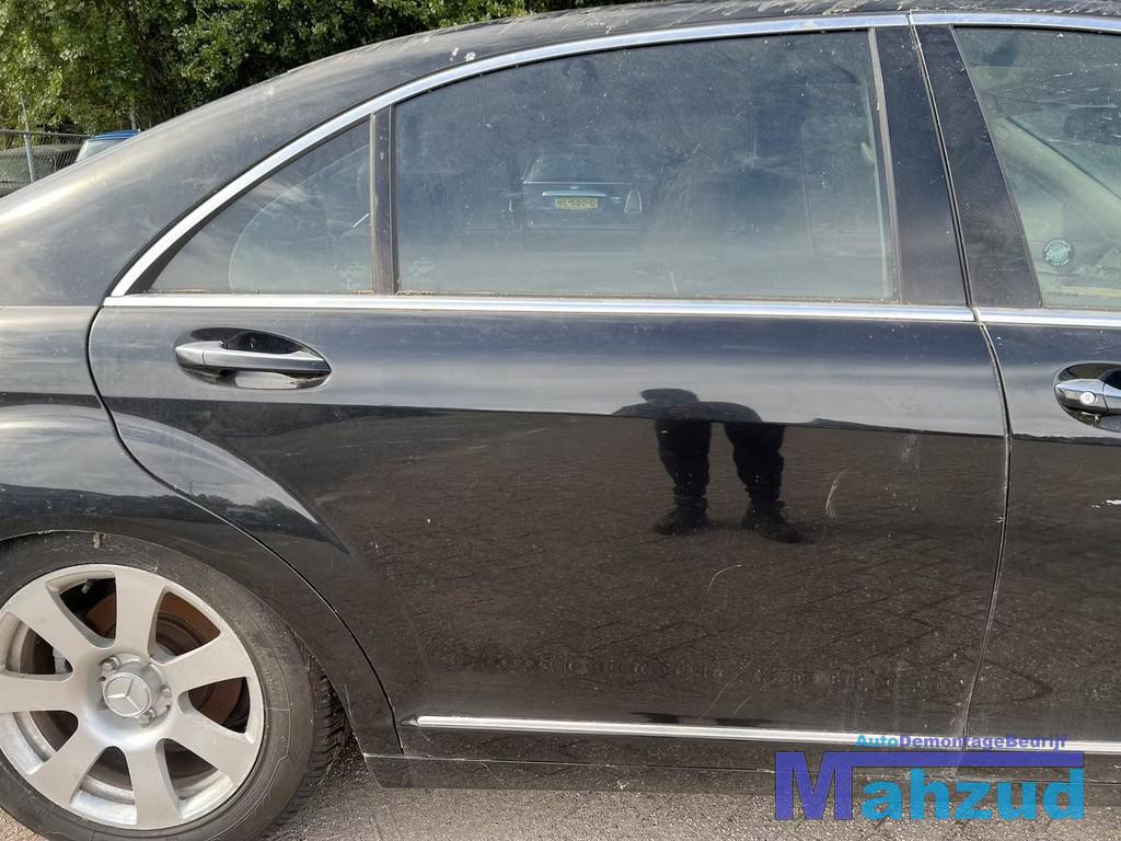 MERCEDES S KLASSE W221 ZWART C197 Rechts achter deur 2005-20, Gebruikt, Mercedes-Benz AG, Deur, Mercedes-Benz