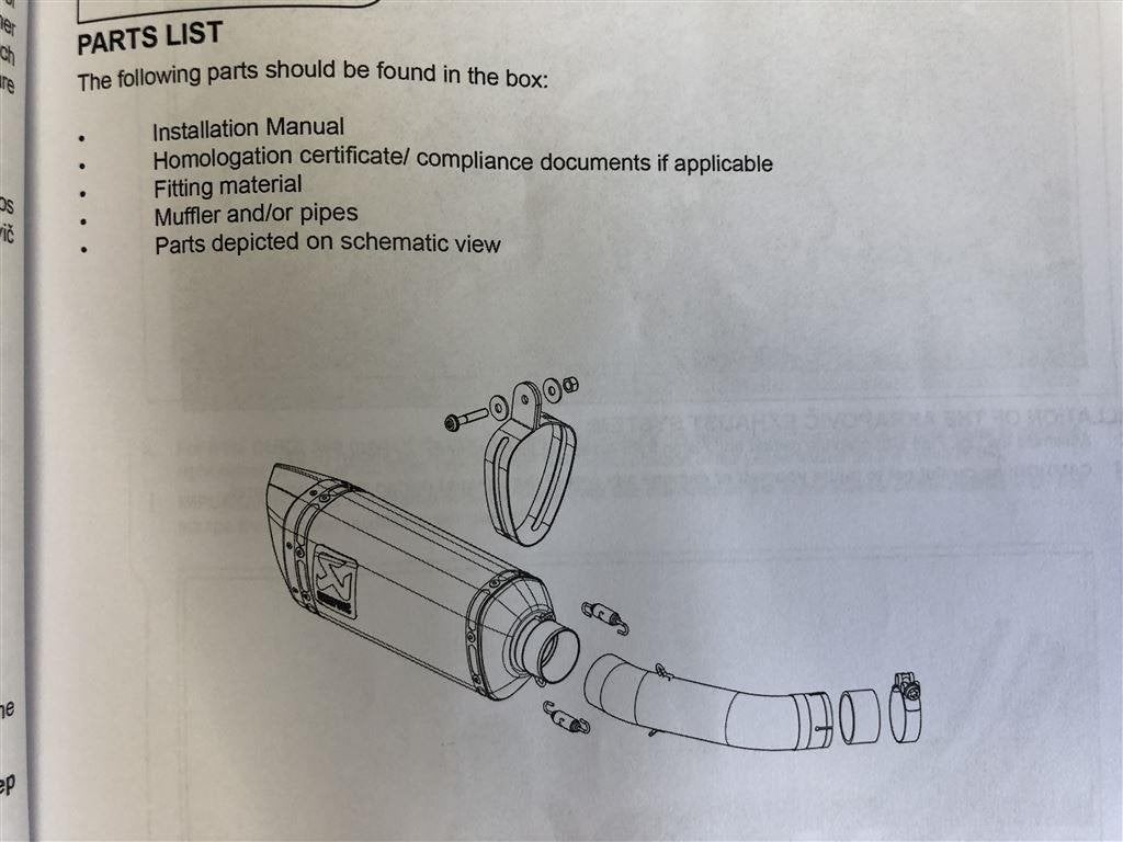 Akrapovic uitlaat KTM 125 250 390 Duke RC125 RC390 Euro 5, Motos, Envoi, Neuf