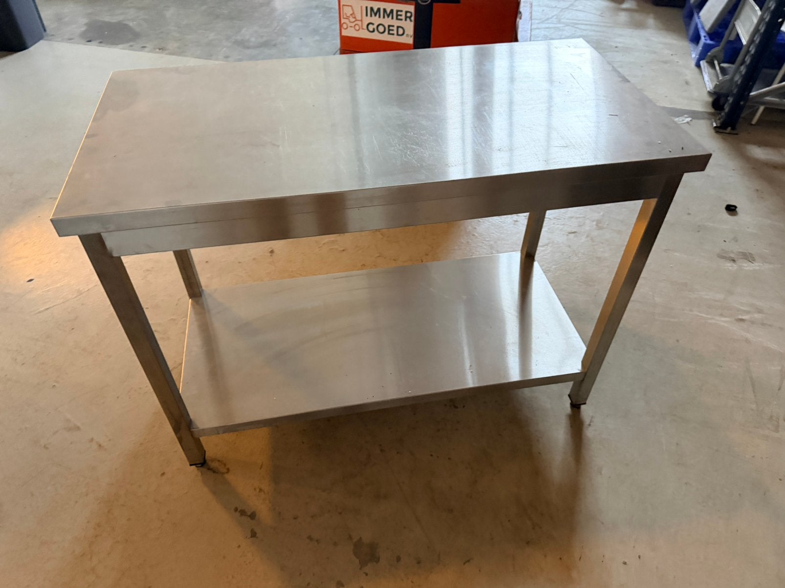 Inox tafel voor in keuken, Zakelijke goederen, Ophalen, Nieuw zonder verpakking, Inox Meubilair