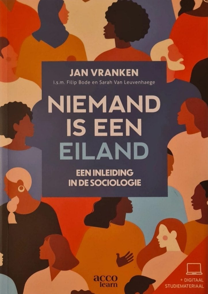 Boek “Niemand is een eiland”, Ophalen of Verzenden, Gelezen, Jan Vranken, Filip Bode, Sarah Van Leuvenhaege