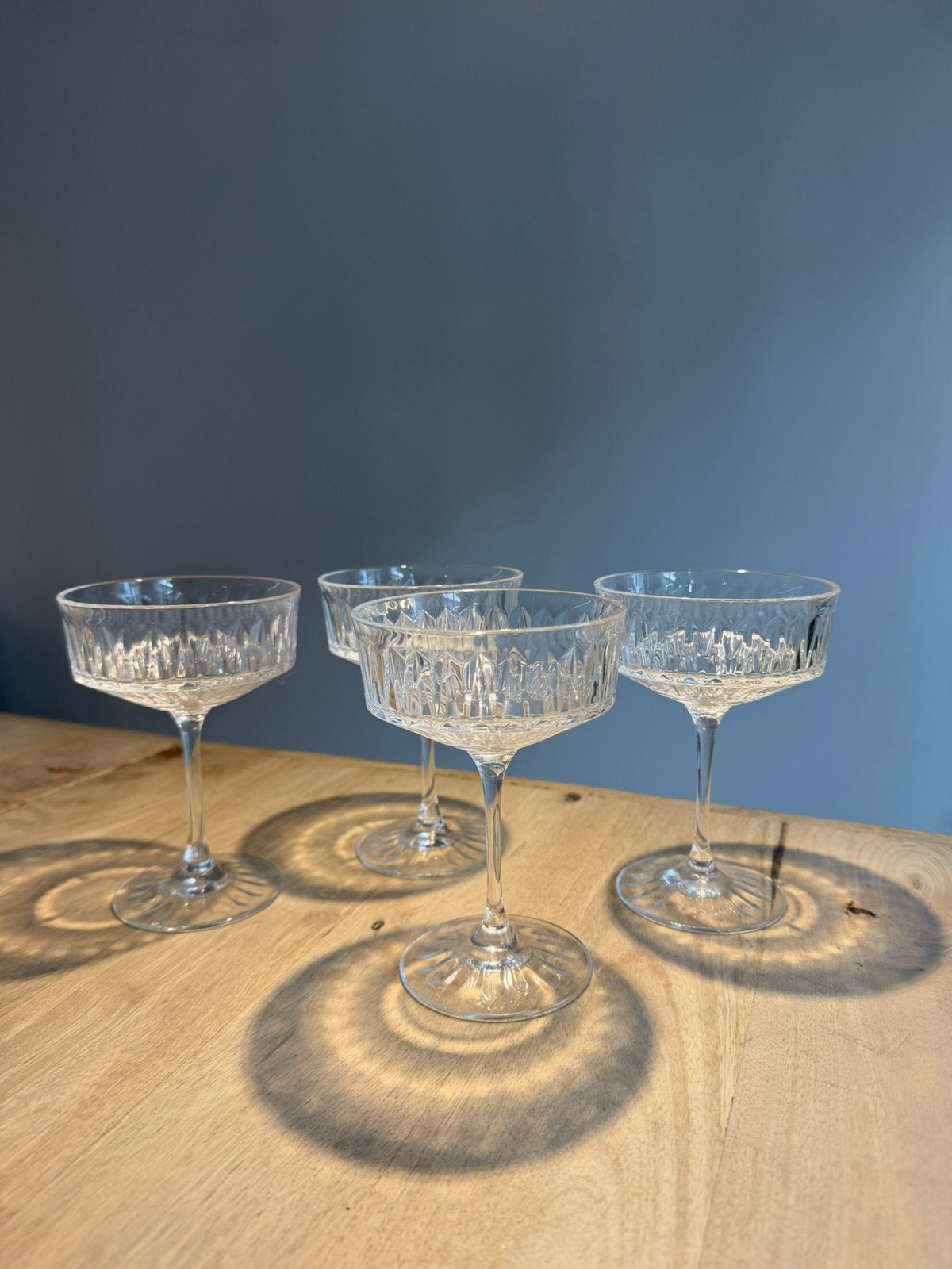 Champagne / cocktailglazen 8 stuks, Verzamelen, Ophalen, Zo goed als nieuw