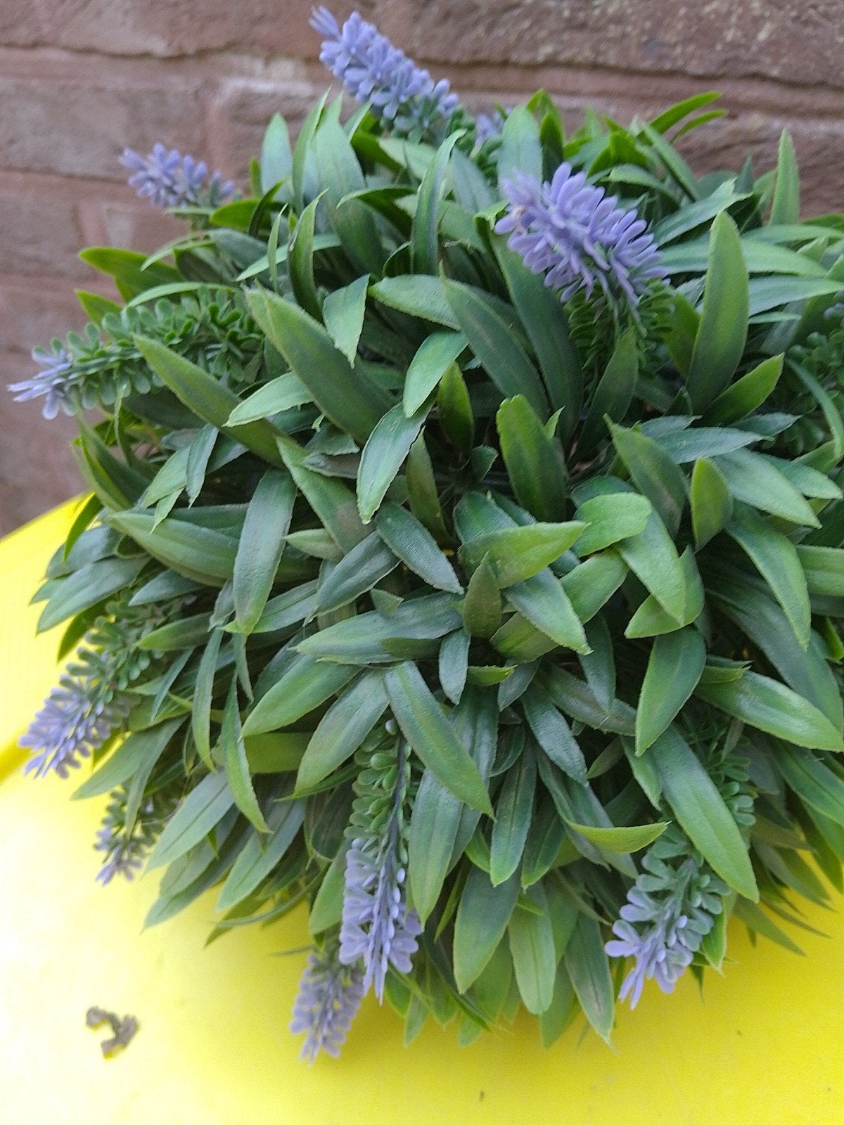 Plastic bloem, Ophalen
