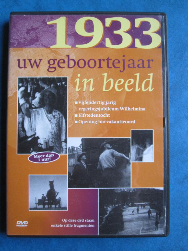 Votre année de naissance en images 1933, Tous les âges, Enlèvement ou Envoi, Comme neuf, Politique ou Histoire