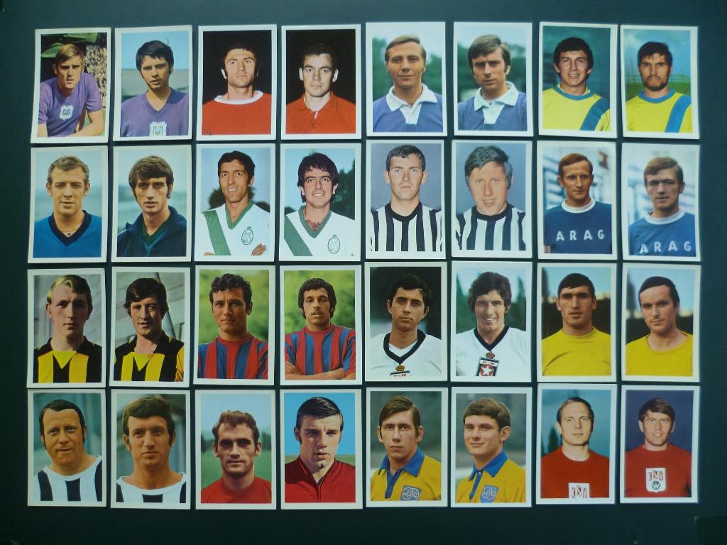 Voetbal Vanderhout 1970 - 71 football chromos cartes images, Verzamelen, Ophalen of Verzenden, Gebruikt